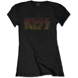 KISS - Womens Vintage Classic Logo T-Shirt