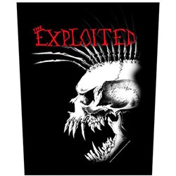 The Exploited - Unisex Bastard Skull Back Patch