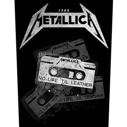 Metallica - Unisex No Life 'Til Leather Back Patch