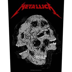 Metallica - Unisex Skulls Back Patch