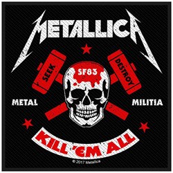 Metallica - Unisex Metal Militia Standard Patch