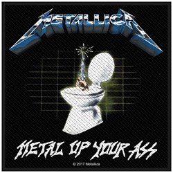 Metallica - Unisex Metal Up Your Ass Standard Patch
