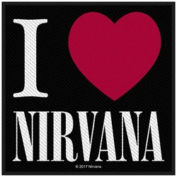 Nirvana - Unisex I Love Nirvana Standard Patch