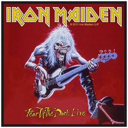 Iron Maiden - Unisex Fear Of The Dark Live Standard Patch