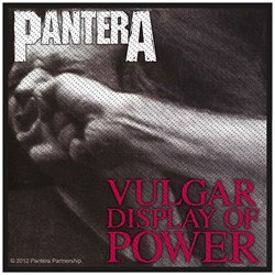 Pantera - Unisex Vulgar Display Of Power Standard Patch