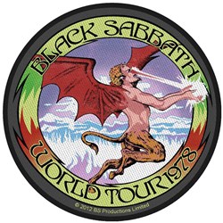 Black Sabbath - Unisex World Tour 1978 Standard Patch