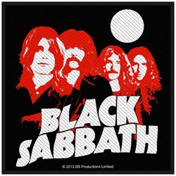 Black Sabbath - Unisex Red Portraits Standard Patch