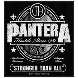 Pantera - Unisex Stronger Than All Standard Patch