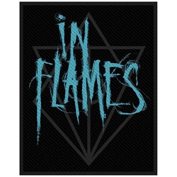 In Flames - Unisex Scratched Logo Standard Patch