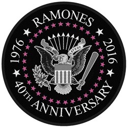 Ramones - Unisex 40Th Anniversary Standard Patch