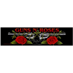 Guns N' Roses - Unisex Logo/Roses Super Strip Patch