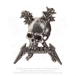 Metallica - Unisex Damage Including Skull Pin Badge