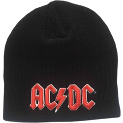 AC/DC - Unisex Red 3D Logo Beanie Hat