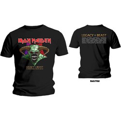 Iron Maiden - Unisex Legacy Of The Beast Tour T-Shirt
