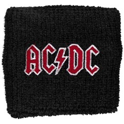 AC/DC - Unisex Red Logo Fabric Wristband