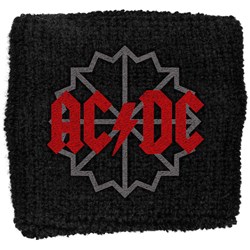 AC/DC - Unisex Black Ice Logo Fabric Wristband