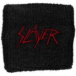 Slayer - Unisex Scratched Logo Fabric Wristband