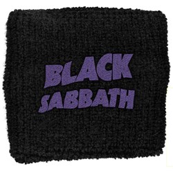 Black Sabbath - Unisex Purple Wavy Logo Fabric Wristband