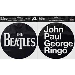 The Beatles - Unisex Drop T Logo & Jpgr Turntable Slipmat Set