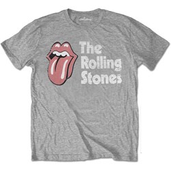 The Rolling Stones - Unisex Scratched Logo T-Shirt