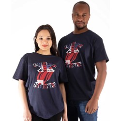 The Rolling Stones - Unisex British Flag Tongue T-Shirt