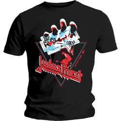 Judas Priest - Unisex British Steel Hand Triangle T-Shirt
