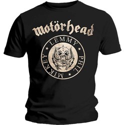 Motorhead - Unisex Undercover Seal Newsprint T-Shirt
