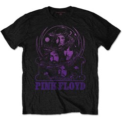 Pink Floyd - Unisex Purple Swirl T-Shirt