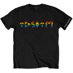 Pink Floyd - Unisex Dark Side Prism Initials T-Shirt