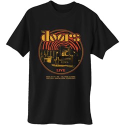 The Doors - Unisex 68 Retro Circle T-Shirt