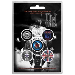 The Who - Unisex Quadrophenia Button Badge Pack