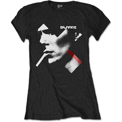 David Bowie - Womens X Smoke Red T-Shirt