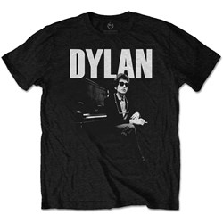 Bob Dylan - Unisex At Piano T-Shirt