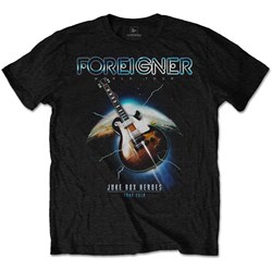Foreigner - Unisex Juke Box Heroes T-Shirt