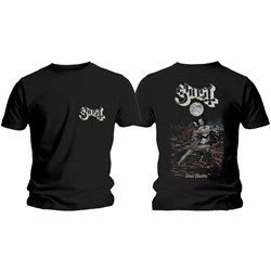 Ghost - Unisex Dance Macabre Cover & Logo T-Shirt