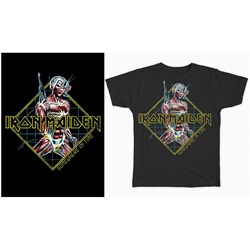 Iron Maiden - Unisex Somewhere In Time Diamond T-Shirt