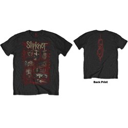 Slipknot - Unisex Sketch Boxes T-Shirt