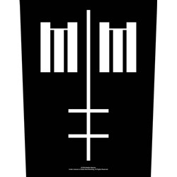 Marilyn Manson - Unisex Cross Logo Back Patch