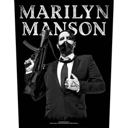 Marilyn Manson - Unisex Machine Gun Back Patch