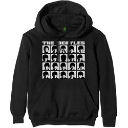 The Beatles - Unisex Hard Days Night Faces Mono Pullover Hoodie