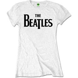 The Beatles - Womens Drop T Logo T-Shirt
