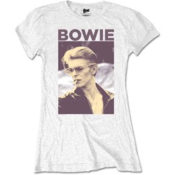 David Bowie - Womens Smoking T-Shirt