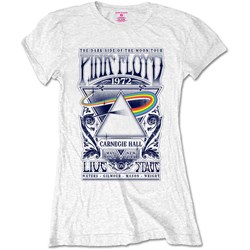Pink Floyd - Womens Carnegie Hall Poster T-Shirt