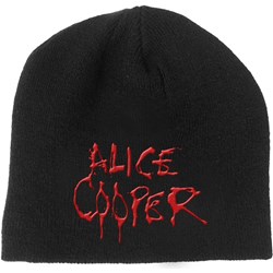 Alice Cooper - Unisex Dripping Logo Beanie Hat