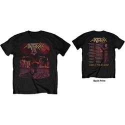 Anthrax - Unisex Bloody Eagle World Tour 2018 T-Shirt