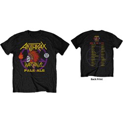 Anthrax - Unisex War Dance Paul Ale World Tour 2018 T-Shirt