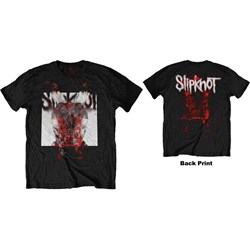 Slipknot - Unisex Devil Single - Logo Blur T-Shirt