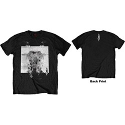Slipknot - Unisex Devil Single - Black & White T-Shirt