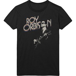 Roy Orbison - Unisex Guitar & Logo T-Shirt