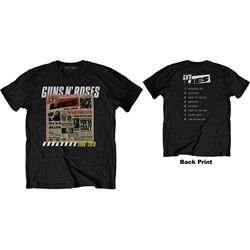 Guns N' Roses - Unisex Lies Track List T-Shirt